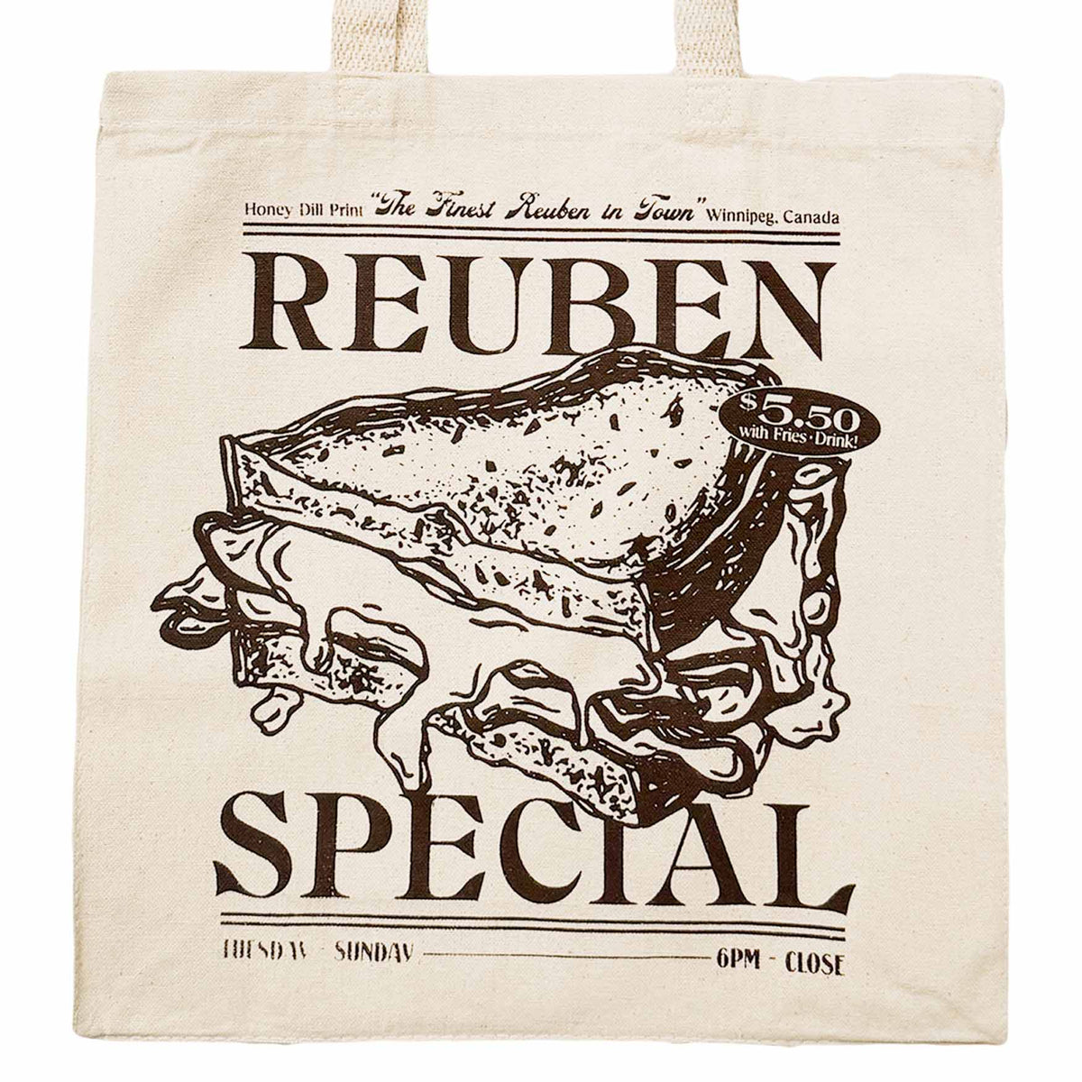 Reuben Special Tote